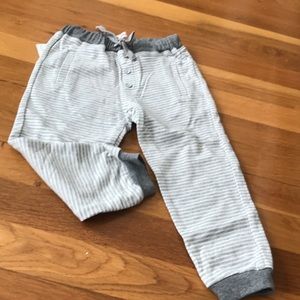 Boys striped cotton joggers